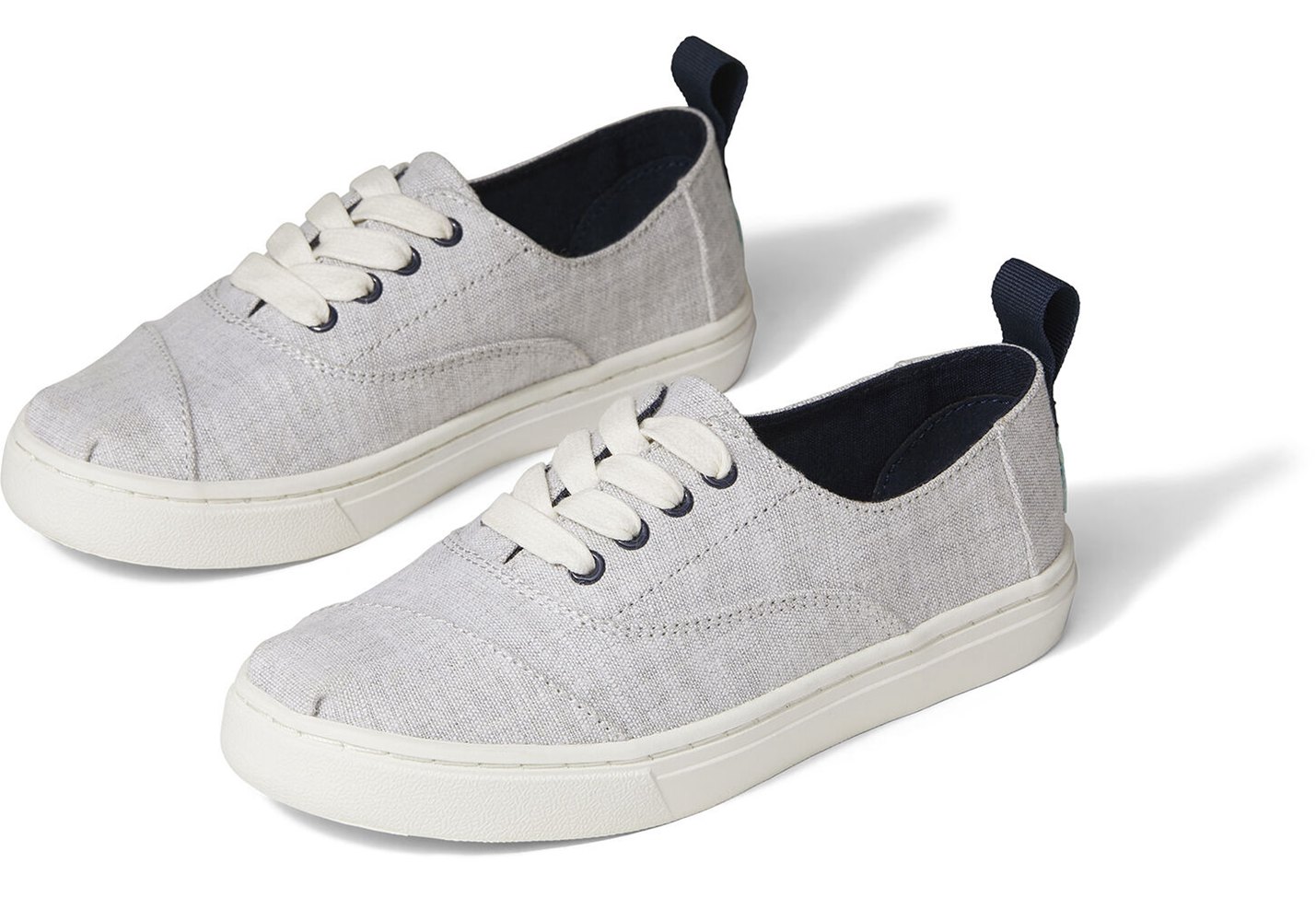 Toms Trampki Dziecięce Szare - Youth Cordones - 89NBHTMOC